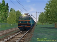 Електровоз ВЛ80С-1138 прямує неправильною колією перегону Васильків-І - Боярка Південно-Західної залізниці