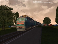 Електровоз ЧС4-154 з пасажирським поїздом №619 (маршрут Малохітівка)