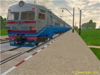 Електропоїзд ЕР9М-527 на одному з зупинних пунктів (маршрут Степанкі в. 3.2)
