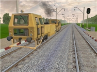 Колійна машина виправно-підбивачно-рихтувальна ВПР-1200 на перегоні Червоноград - Светінцеве (з. п. Ярове; маршрут Степанкі 3.2)